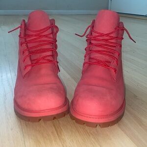 Pink Timberland Boots💕